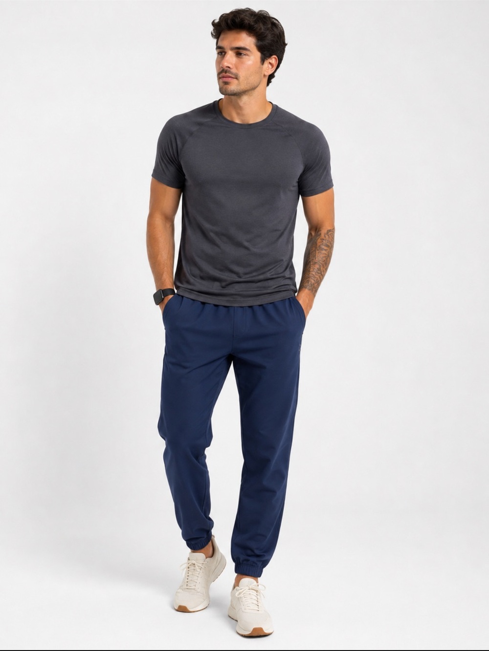 Mondetta Outdoor Project Jogger Pants Blue Stretch Activewear - Size L